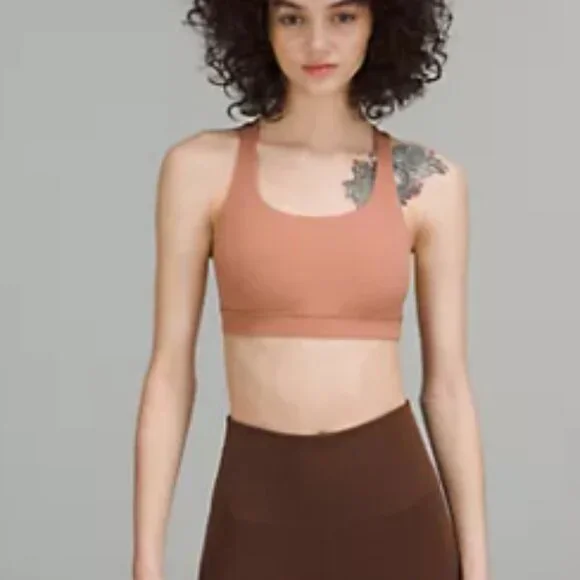 lululemon Energy Bra *Medium Support B-D bra EUC Dusty Clay 12 - Picture 16 of 16